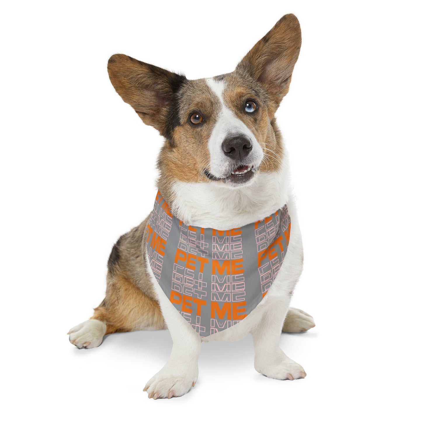 Pet Bandana Collar - Gray