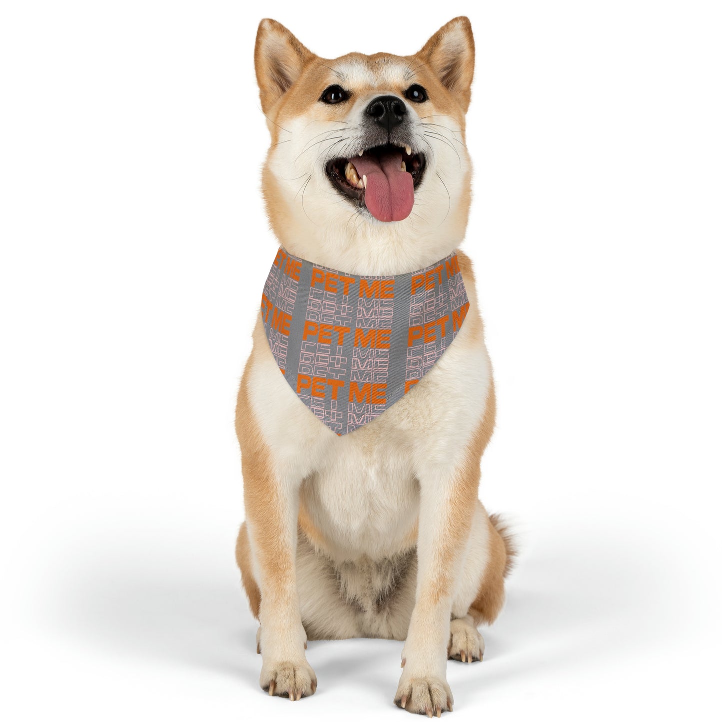 Pet Bandana Collar - Gray