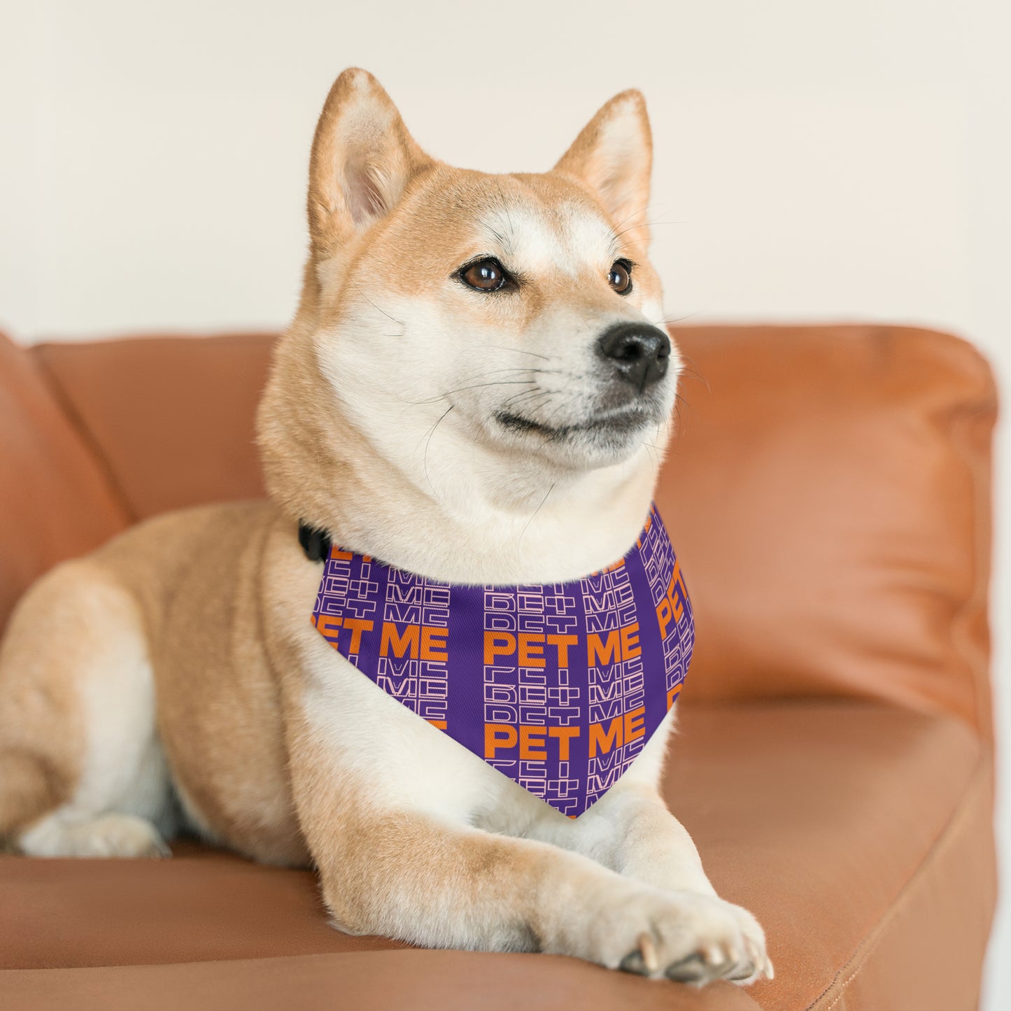 Pet Bandana Collar - Purple