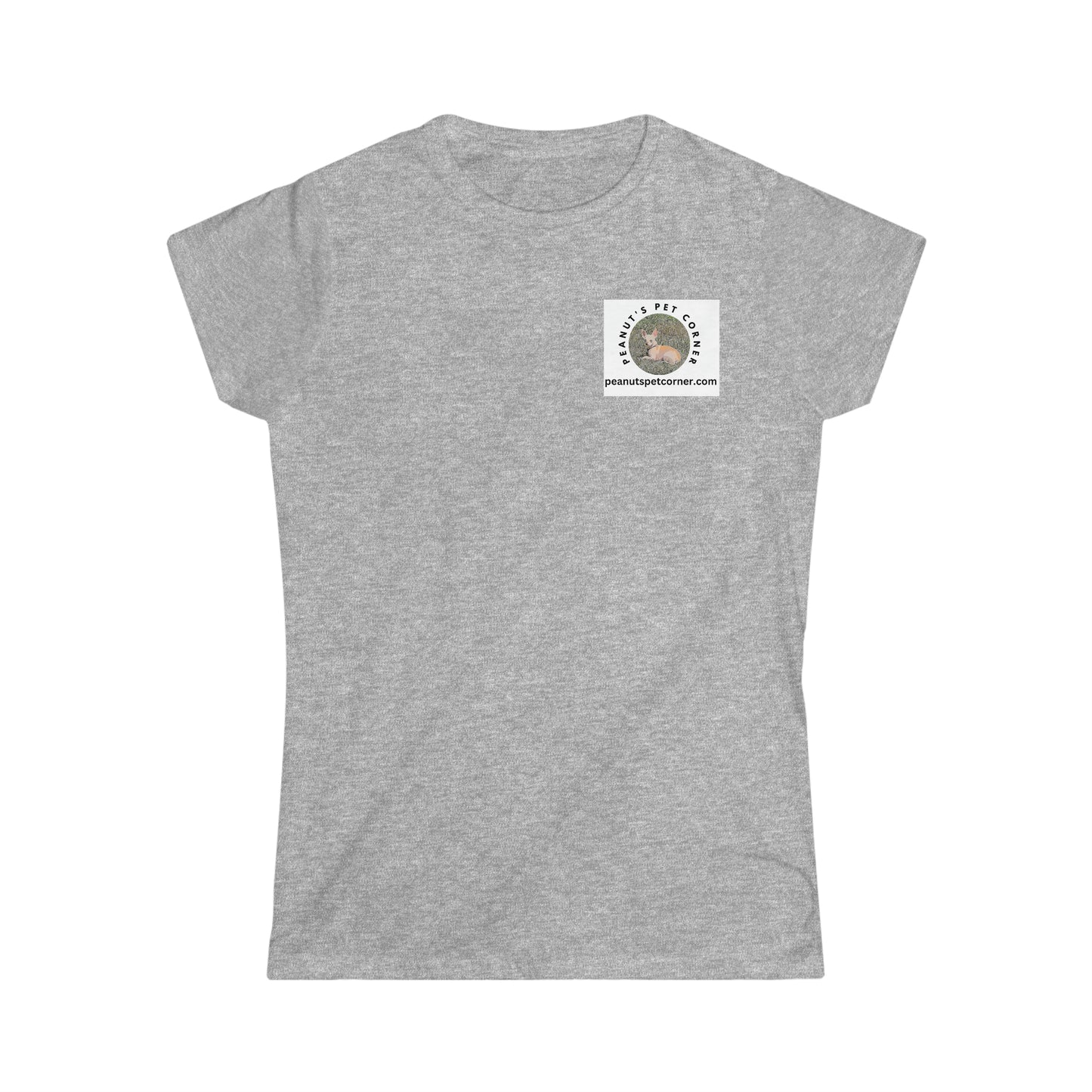 Peanut's Pet Corner Logo Tee - Women's Softstyle