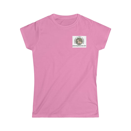 Peanut's Pet Corner Logo Tee - Women's Softstyle