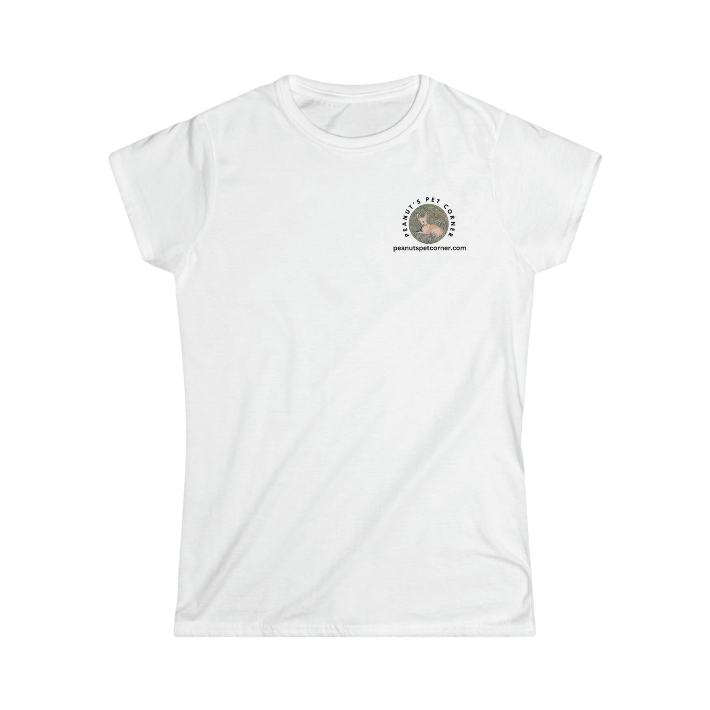 Peanut's Pet Corner Logo Tee - Women's Softstyle