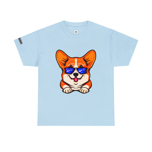 Cool Corgi T-shirt (has blue sunglasses)