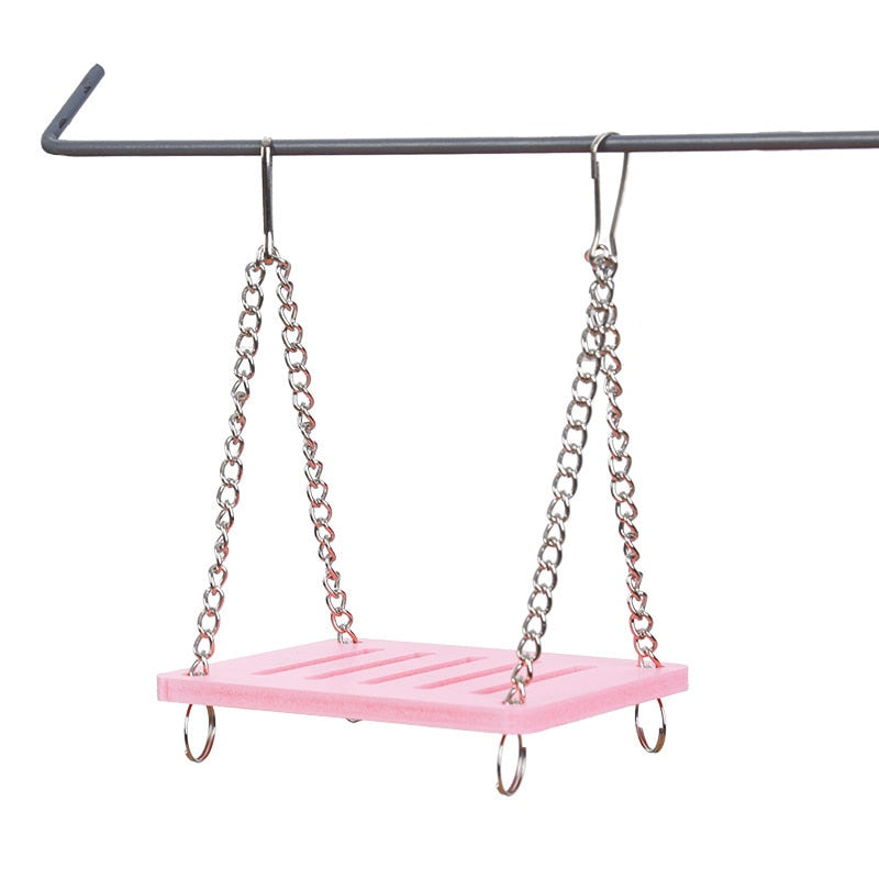 Cute Parrot/Hamster Swing - Hanging Suspension Toy or Bed