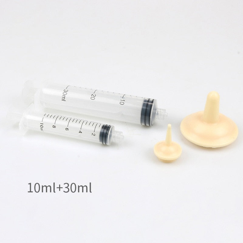 2Pcs Pet Oral Syringe for Milk or Medicine - Nursing Newborn Feeding Tool