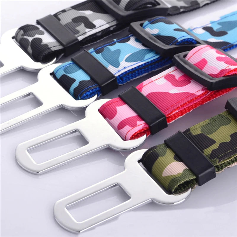 Adjustable Nylon Puppy/Dog Car Seat Belts - Pet Vehicle Safety Seatbelt