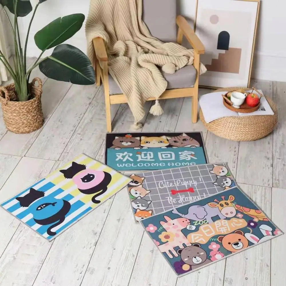 Cartoon Welcome Doormats, or Rugs, For Home, Bath, Living room, Entrance/Exit - Non-Slip