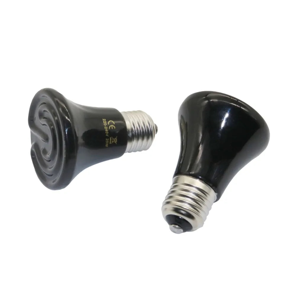 Pet Heating Light E27 25W~100W Small Conical Ceramic Emitter 1pc