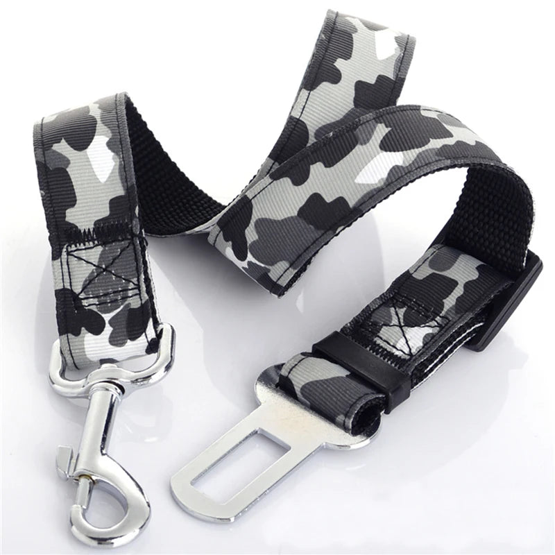 Adjustable Nylon Puppy/Dog Car Seat Belts - Pet Vehicle Safety Seatbelt