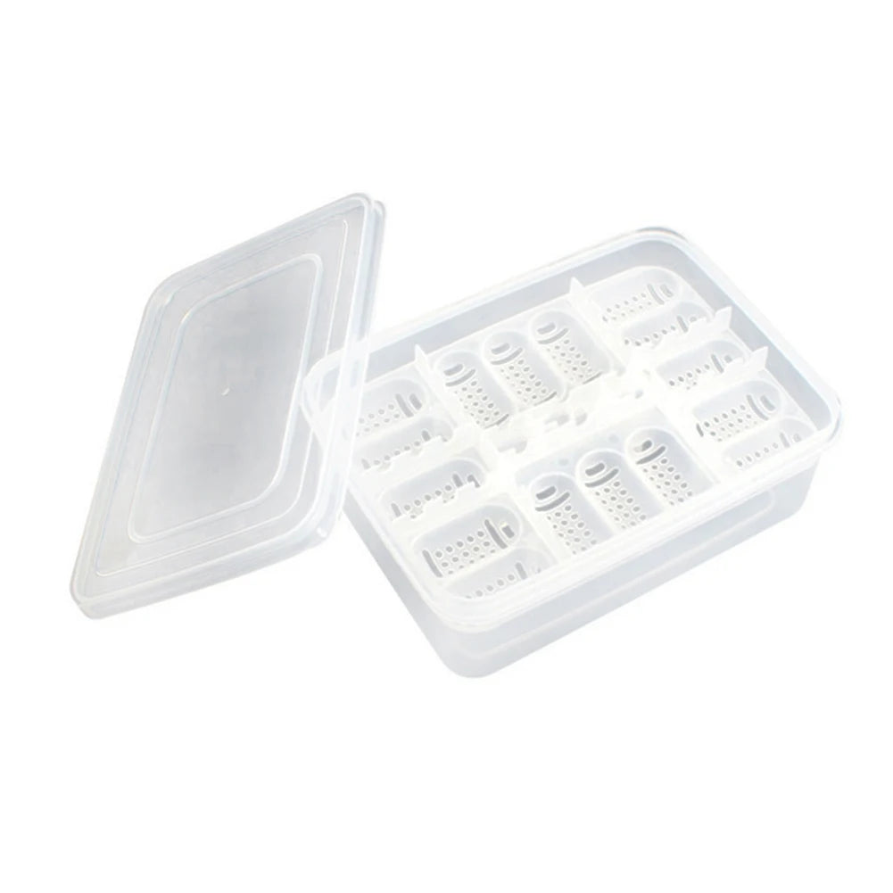 New 1PC Plastic Pet Reptile 6 Grids Egg Hatchery/Breeding Box