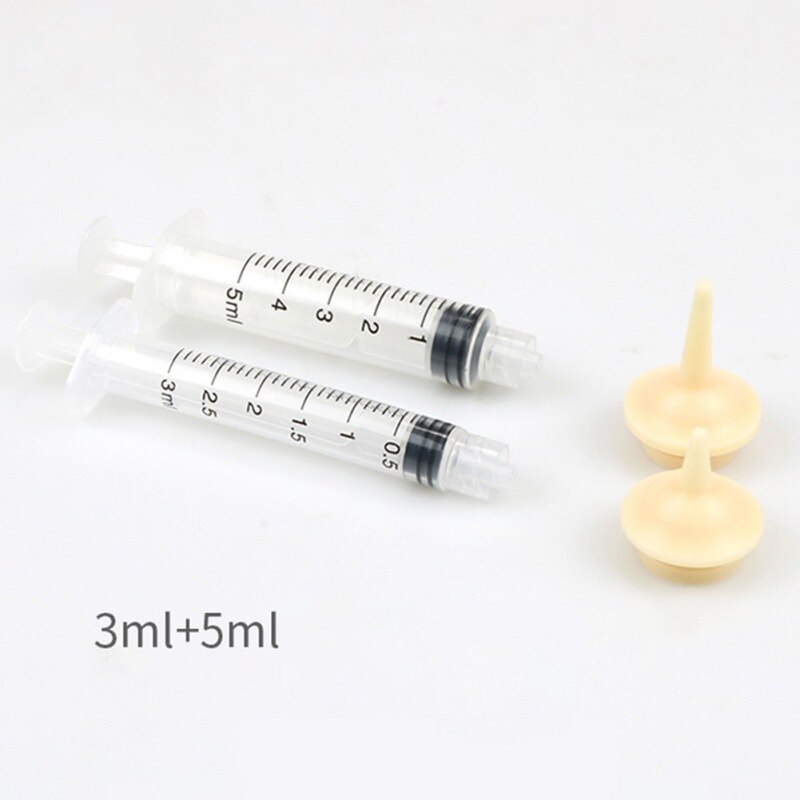 2Pcs Pet Oral Syringe for Milk or Medicine - Nursing Newborn Feeding Tool