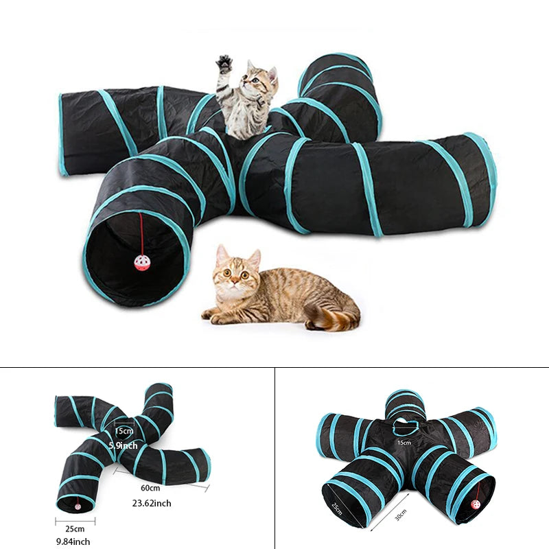 S Shape Pet Cat Tunnel Tube