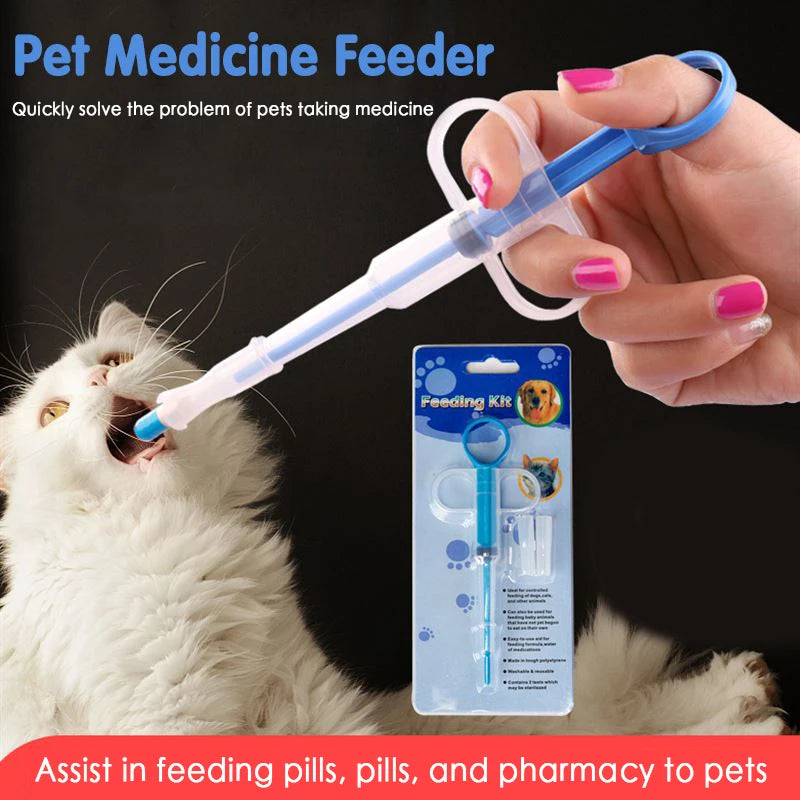 1PCS Pet Syringe Pill Gun Dispenser for Medicine, Water, Milk, or Supplement