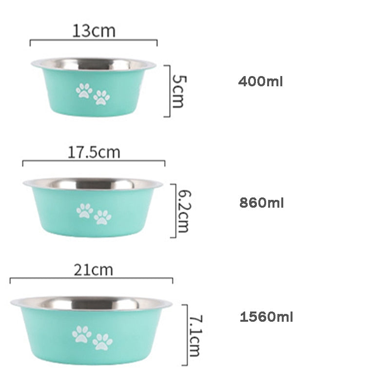 Non-slip Dog Bowls For Small, Medium, & Large Dog