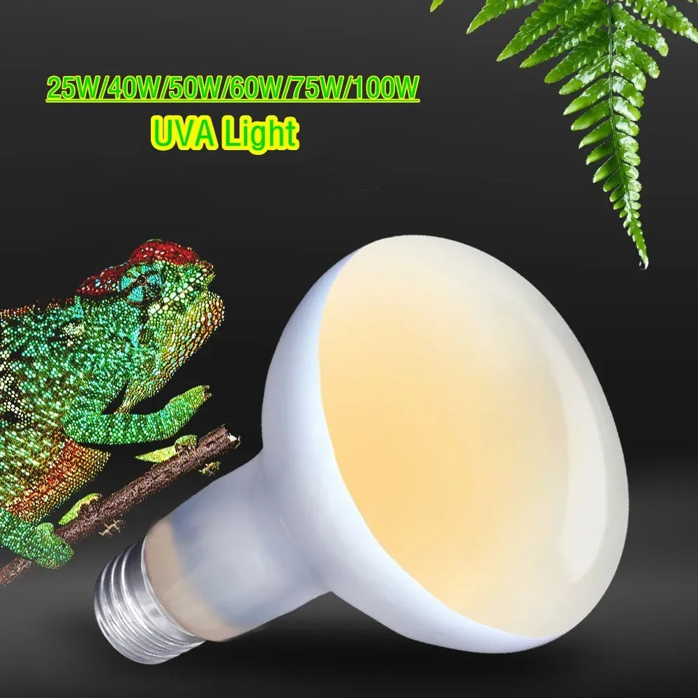 Reptile UVA+UVB Lamp Bulb 25W/40W/50W/60W/75W/100W