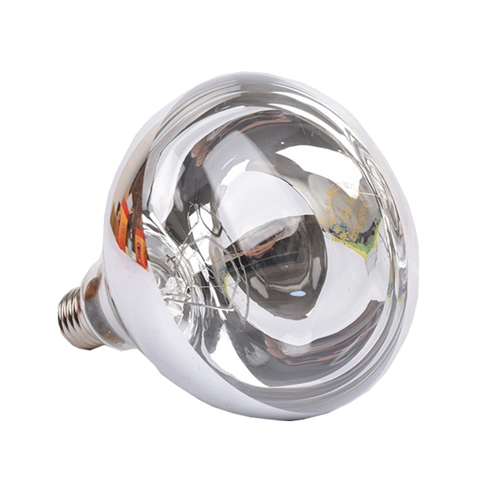 220V Poultry Heat Lamp Bulb - Infrared Thermal Heating for Reptile, Amphibian & Botany as well