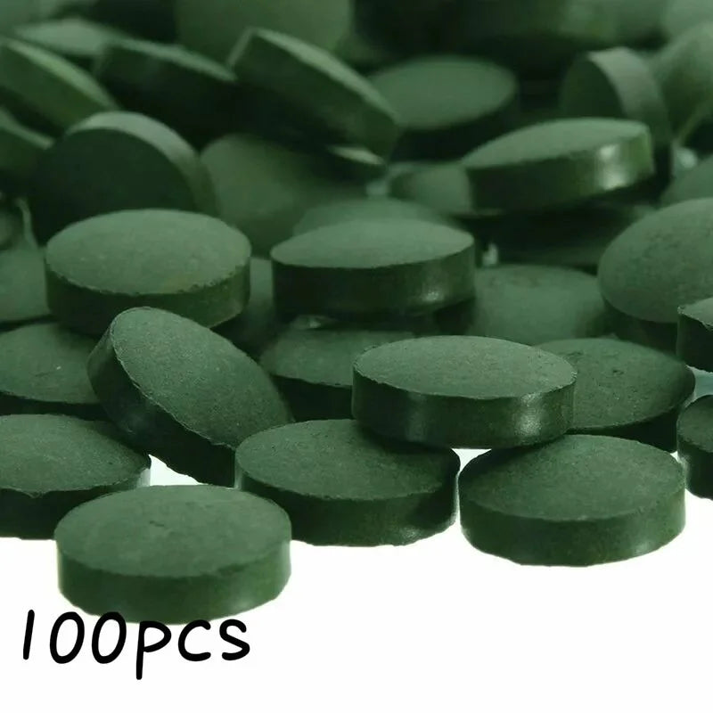 100pcs Spirulina Tablets, Enrichment Food