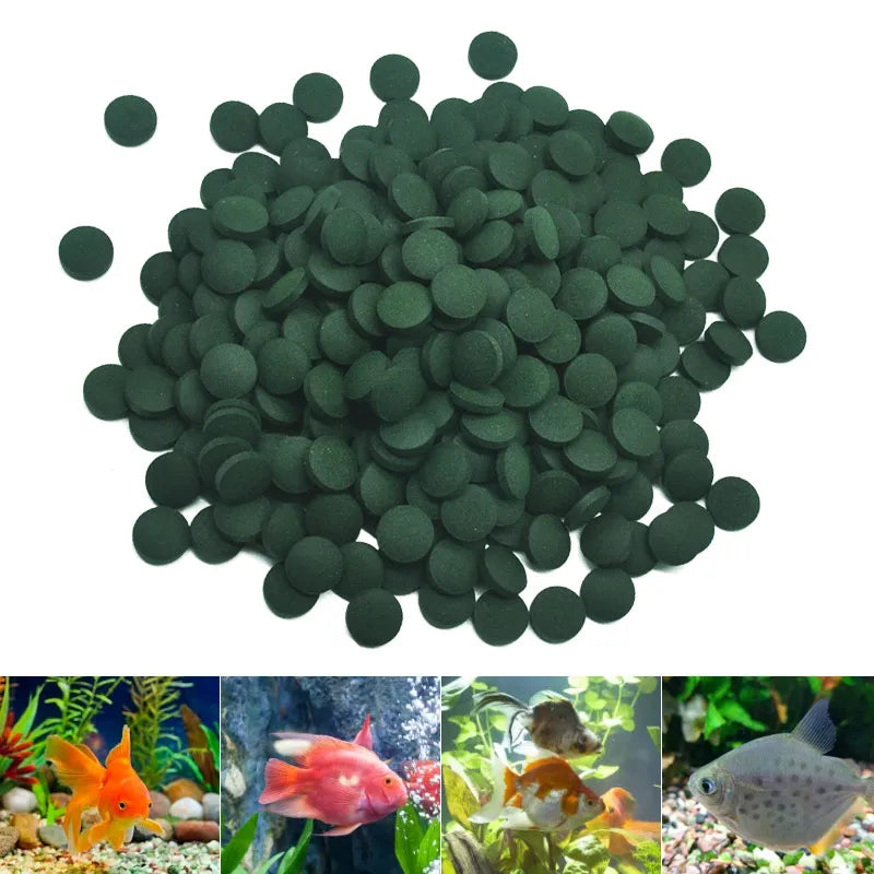 100/500PCS Spirulina Tablets, Enrichment