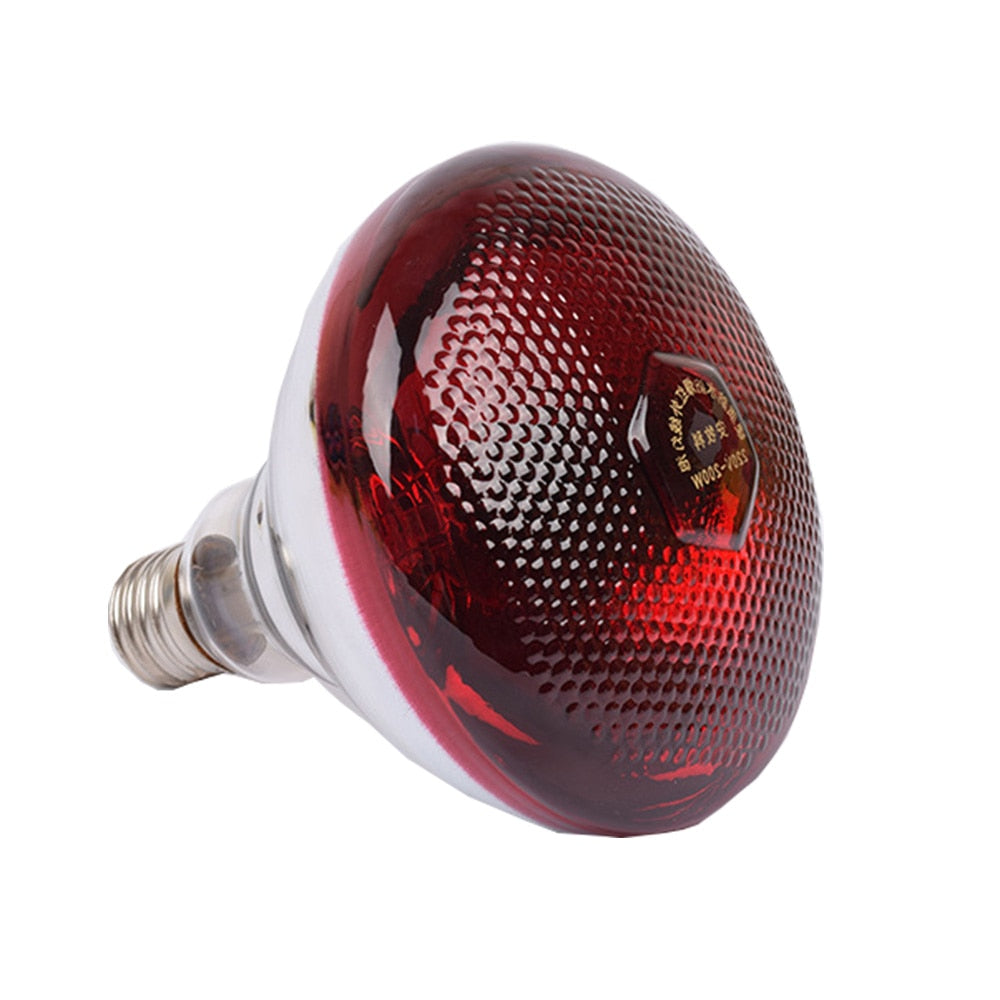 220V Poultry Heat Lamp Bulb - Infrared Thermal Heating for Reptile, Amphibian & Botany as well