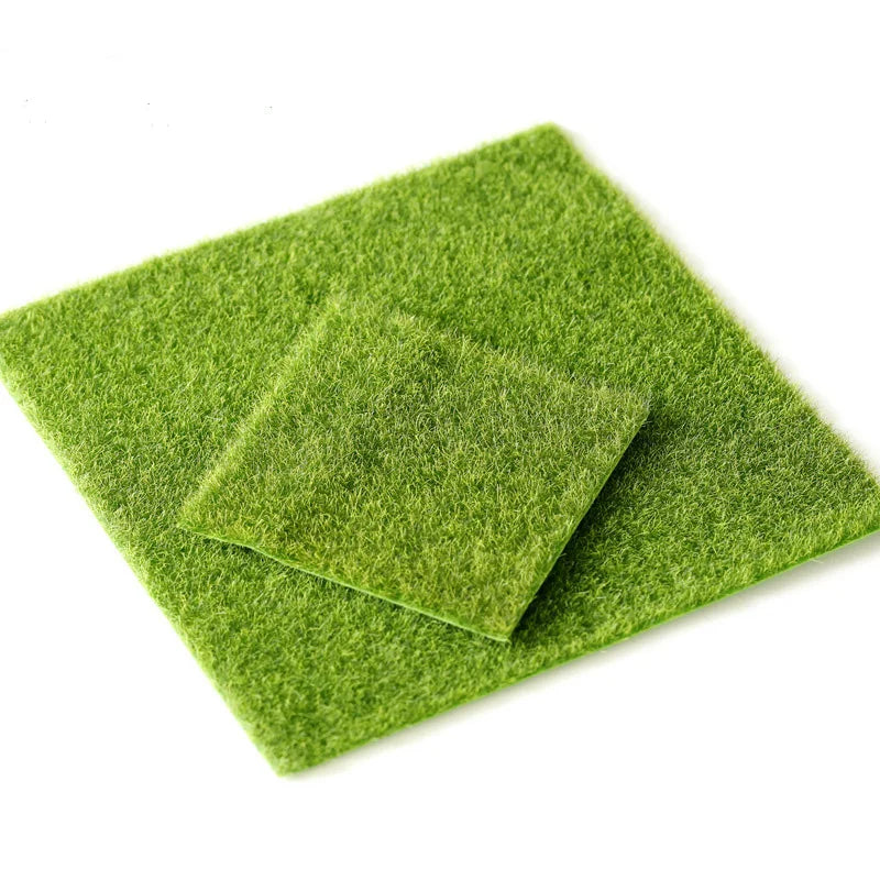 1PCS 15/30cm Mini Fairy Garden Artificial Grassland Moss Mat Carpet - Micro Landscape