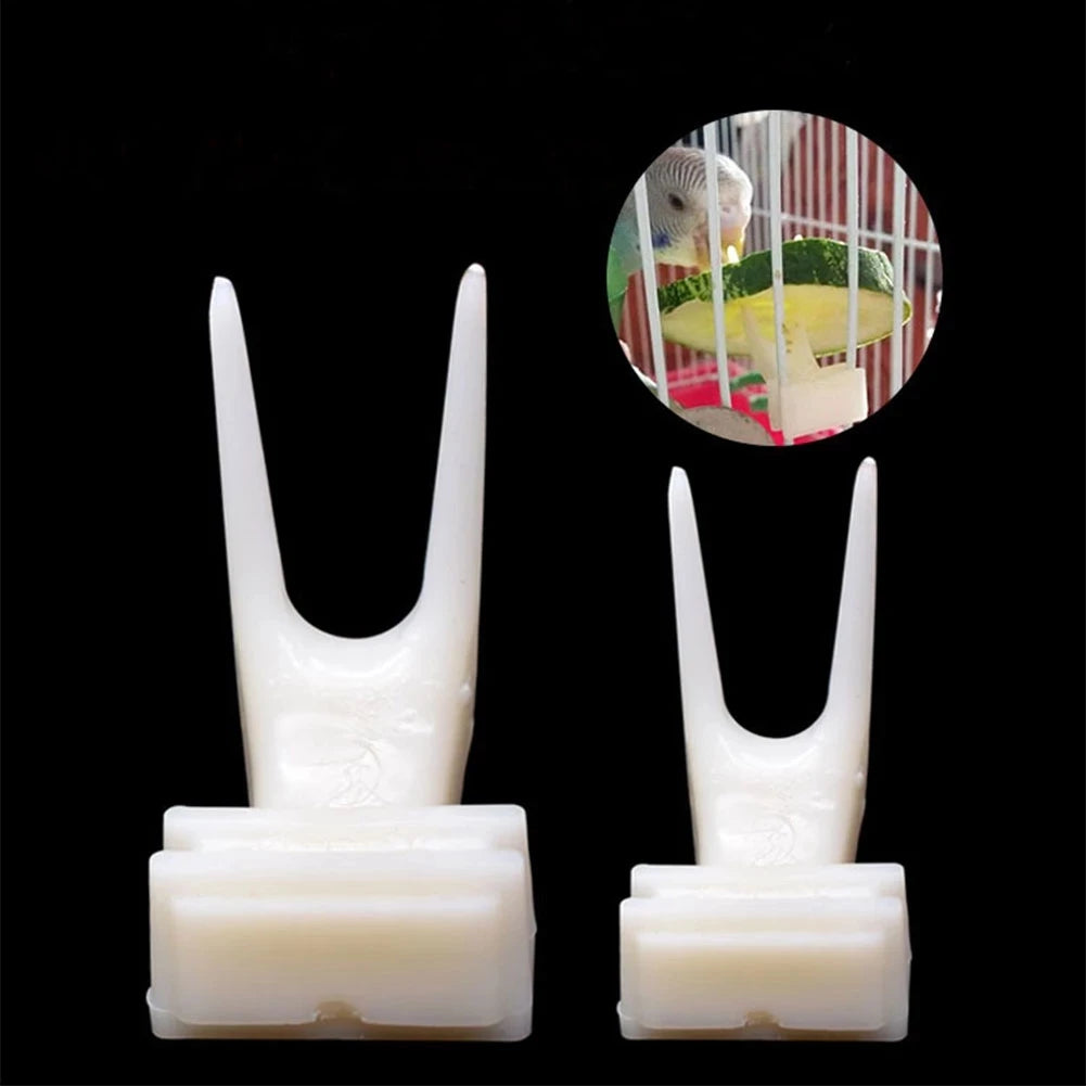 New 1 Pcs Fruit Fork for "Shelf" eating. Used for Small Animals, Birds and Caged Pets