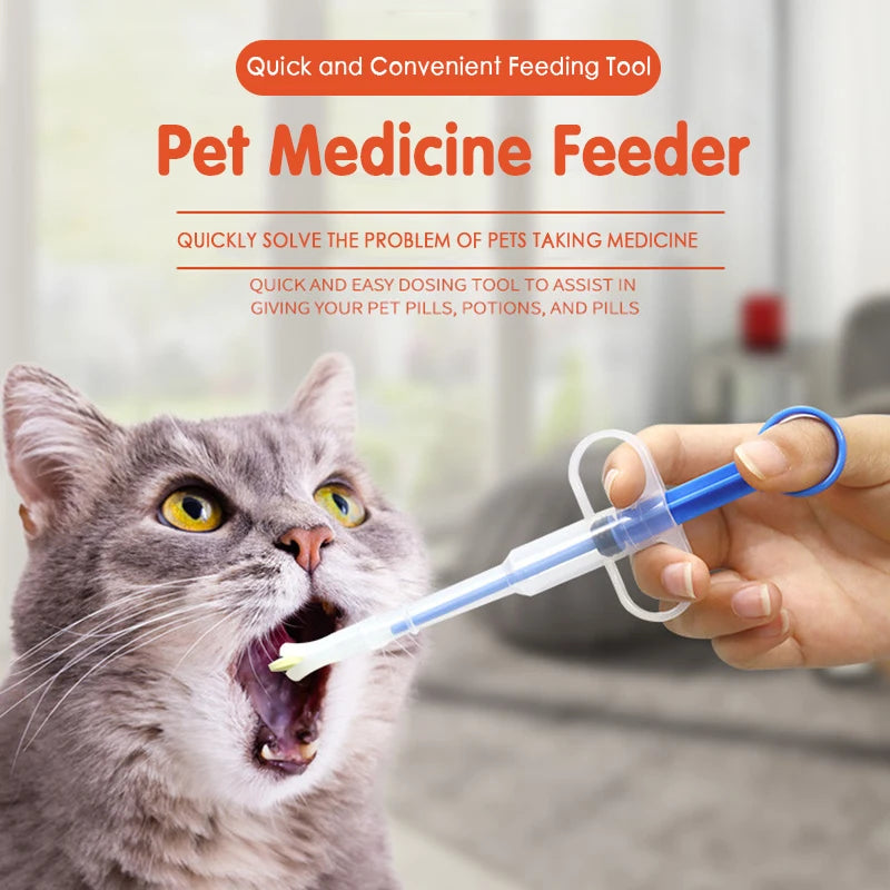 1PCS Pet Syringe Pill Gun Dispenser for Medicine, Water, Milk, or Supplement