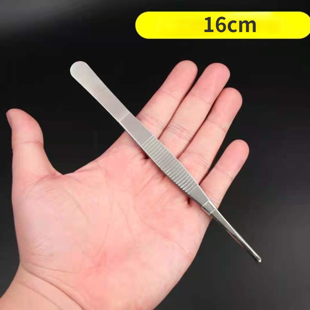 48cm Stainless Steel Tweezers - Curved Tongs for Birds/Reptile/Insect Feeding