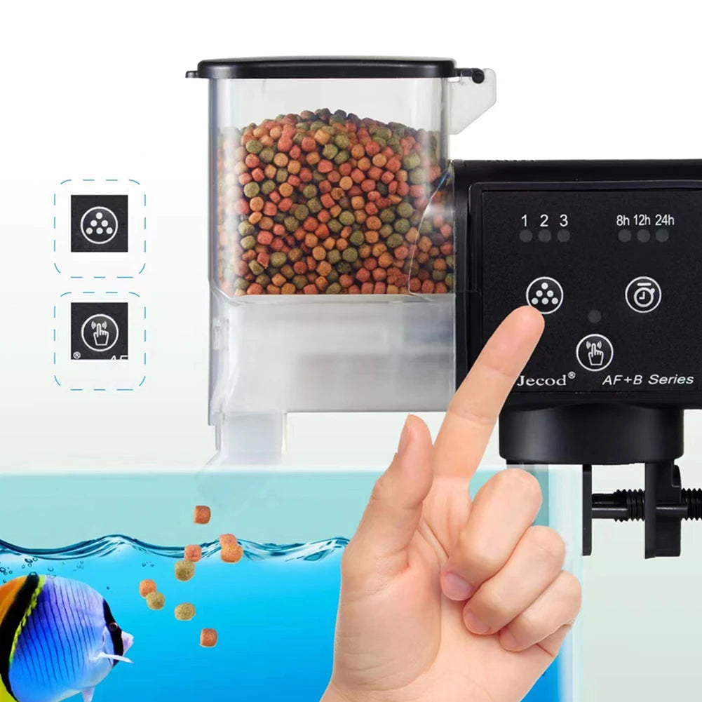 500mI Automatic Aquarium Fish Tank Feeder w/Adjustable Feeding Amount