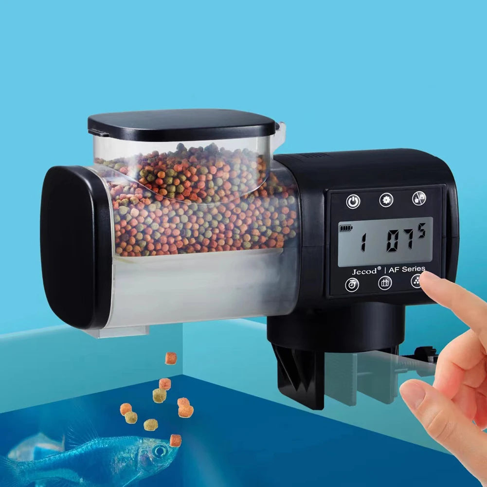 500mI Automatic Aquarium Fish Tank Feeder w/Adjustable Feeding Amount