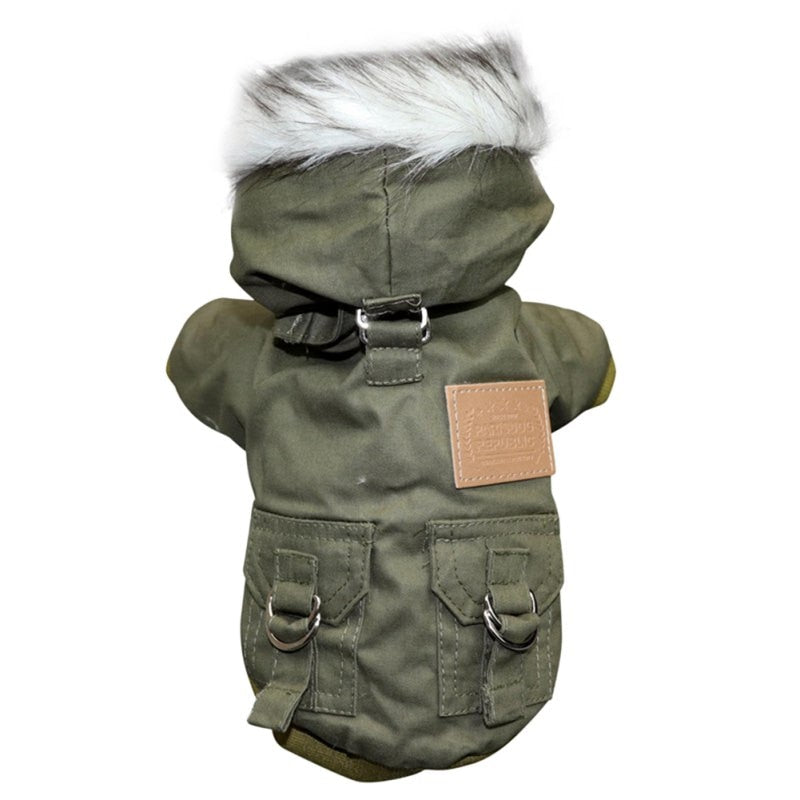 Warm Winter Down Jacket For Small and Medium Dogs - Hoodie Outfits