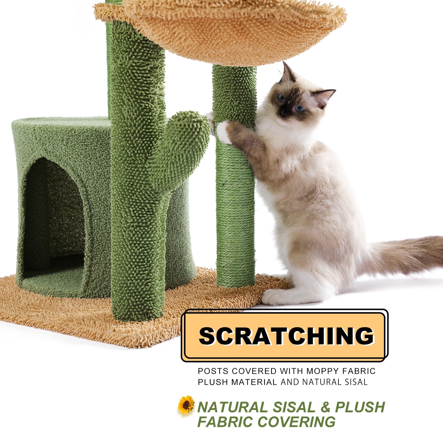 Wood Cat Tree Towers