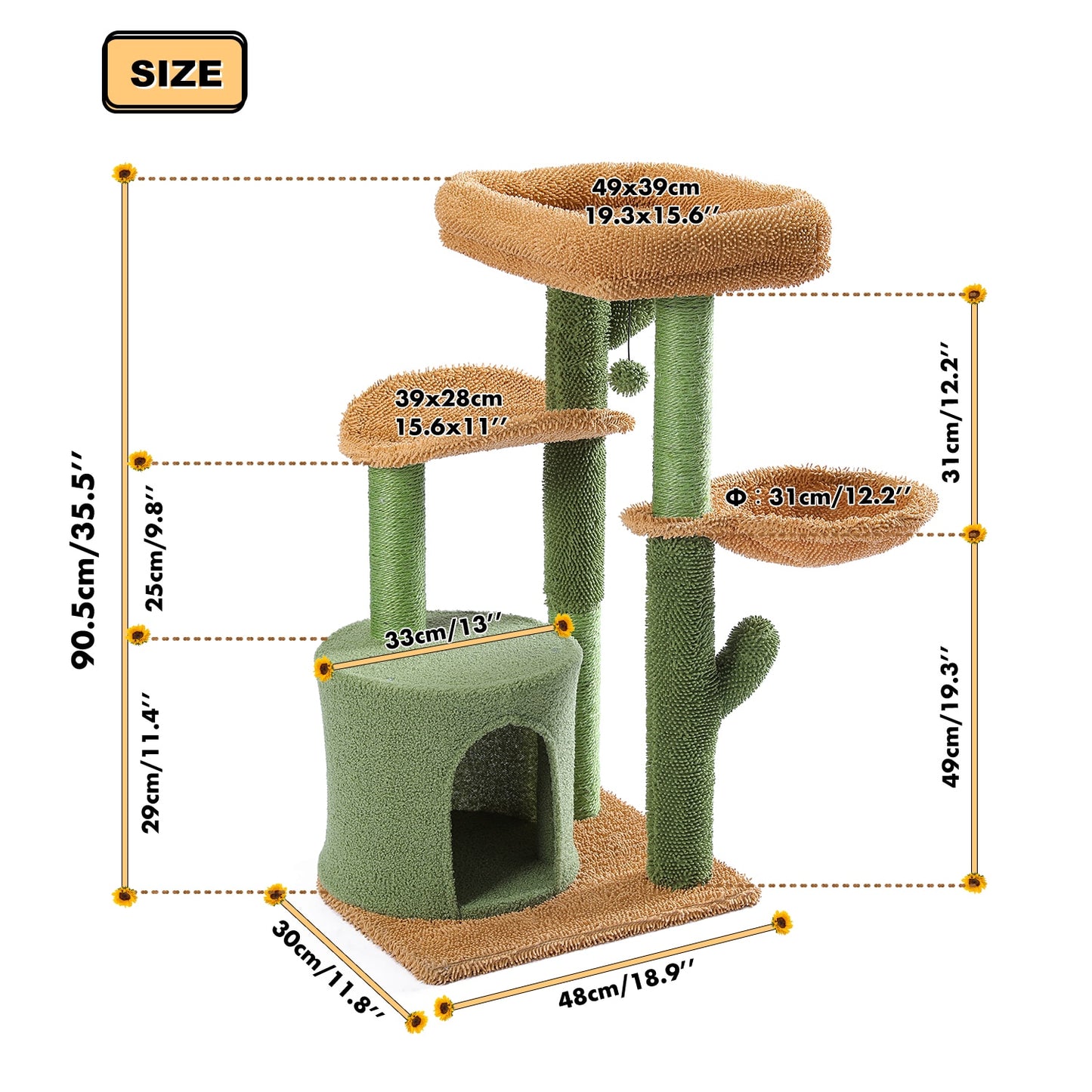 Wood Cat Tree Towers