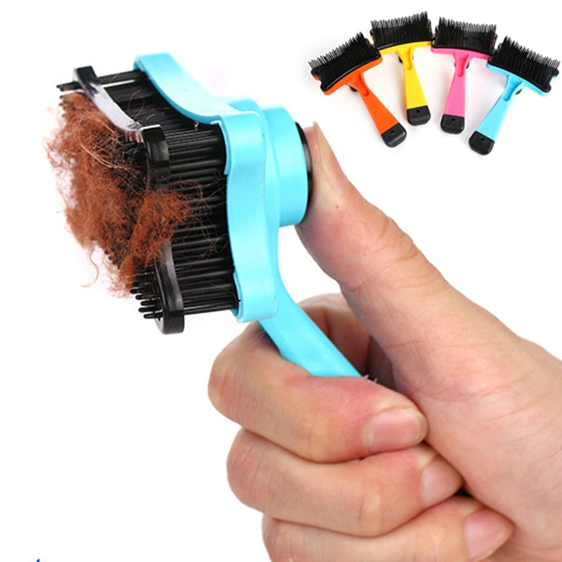 Cat hair removal comb