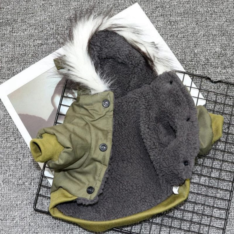 Warm Winter Down Jacket For Small and Medium Dogs - Hoodie Outfits