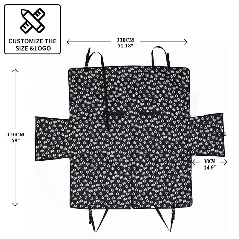 CAWAYI KENNEL Waterproof Back Seat Cover Mats