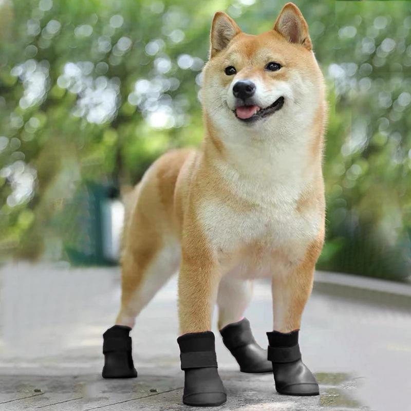 Dog Boots - 4pcs Waterproof Dog Walking Shoes